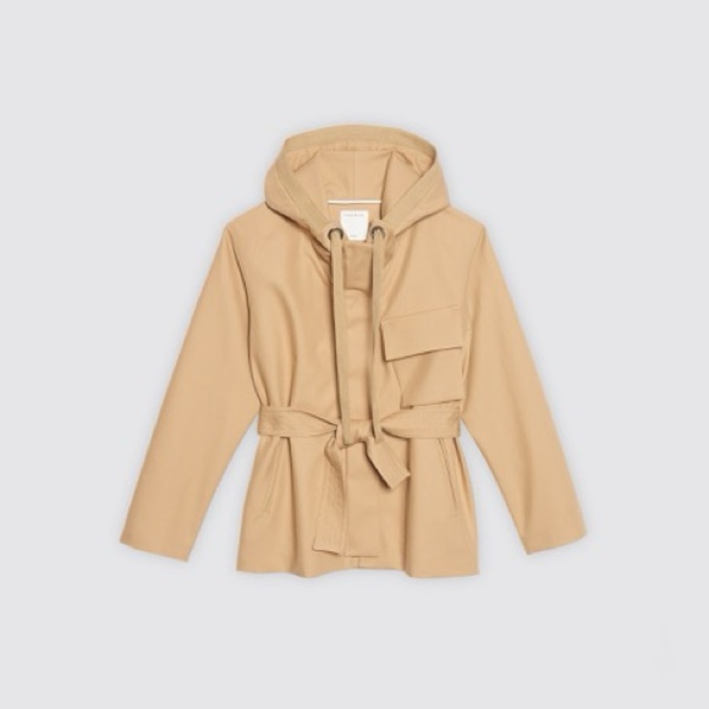 Sandro fanfan belted jacket